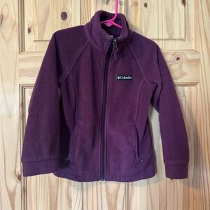 Girl’s Columbia Purple Fleece Jacket
